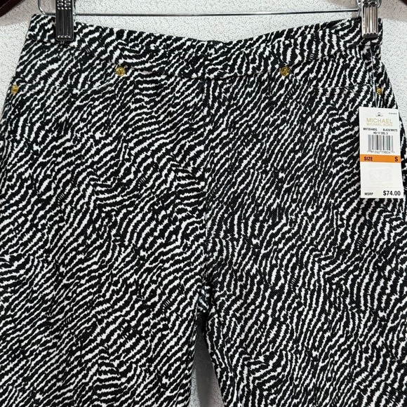 Michael Kors Zebra print jeggings black and white size small - Picture 3 of 16